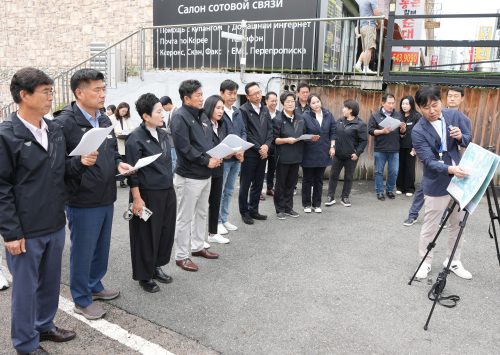 신창면 양우내안에 아파트 후문 현장 방문