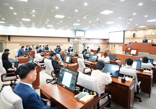 제260회 아산시의회 임시회 제1차 본회의