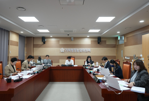 제257회 임시회 제1차 기획행정농업위원회